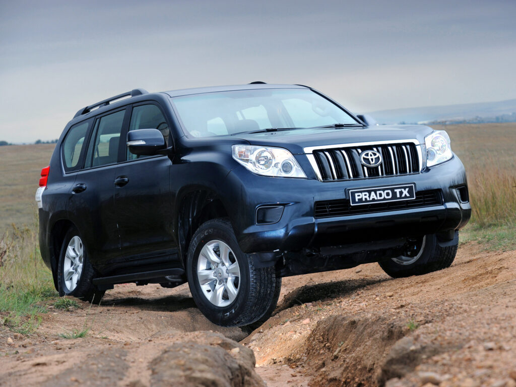 Toyota Land Cruiser Prado: Rugged Off-Road Adventure Wallpaper