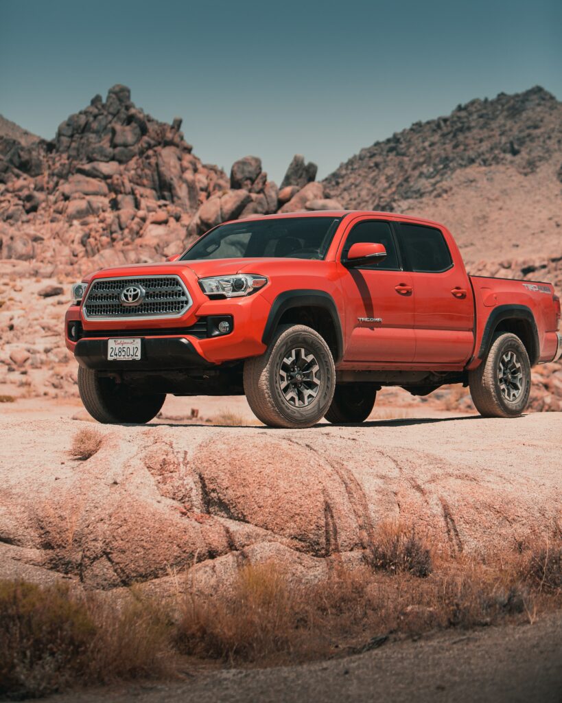 Toyota Tacoma TRD: Off-Road Ruggedness in a Stunning Landscape Wallpaper