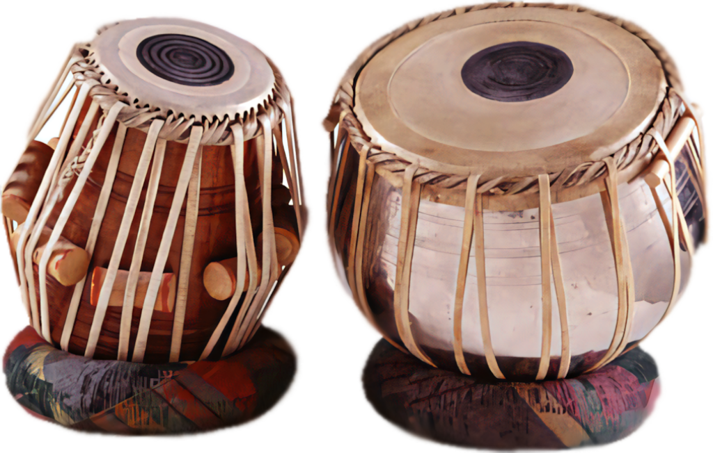 Intricate Indian Tabla Drums: Cultural Elegance Wallpaper