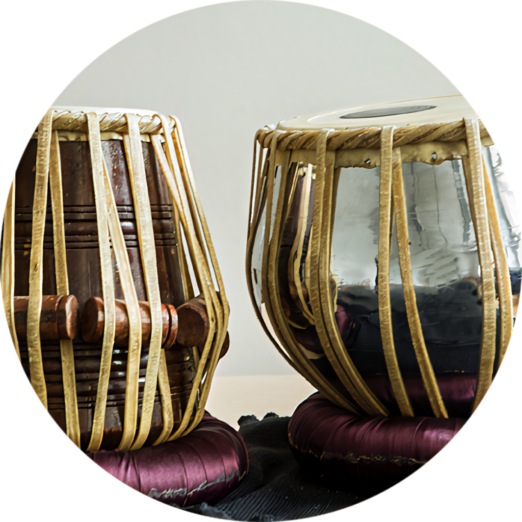 Traditional Indian Tabla Drums Wallpaper - Vibrant Design