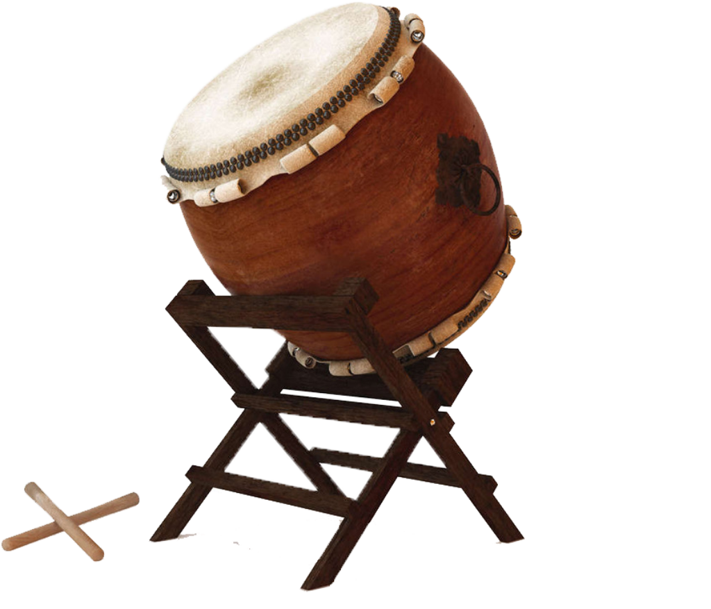Japanese Taiko Drum PNG: Intricate Craftsmanship & Cultural Essence Wallpaper