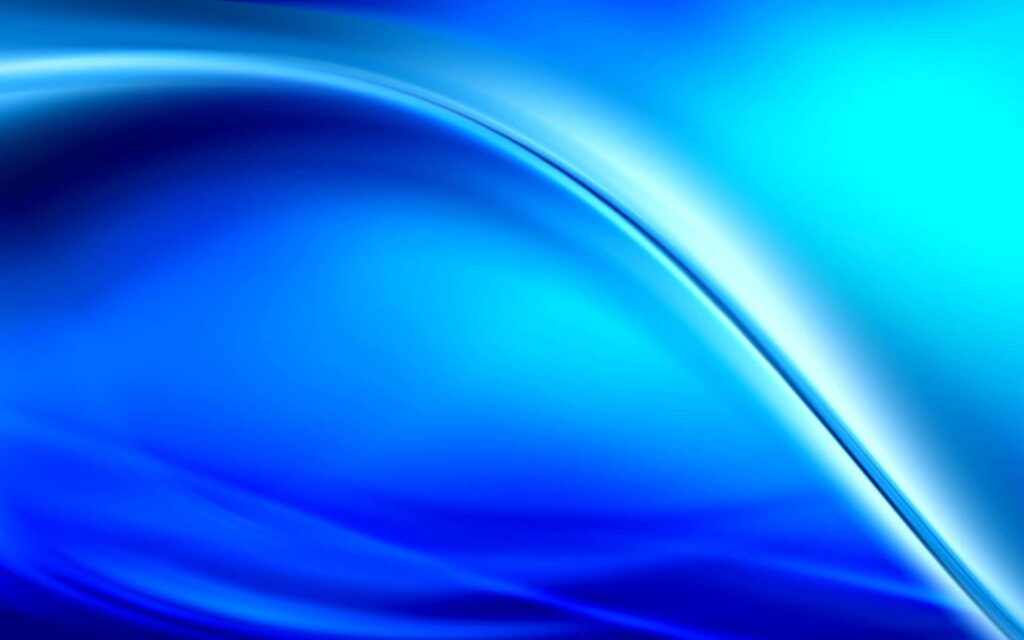 Tranquil Abstract Blue Waves Wallpaper - Fluid Dynamic Background