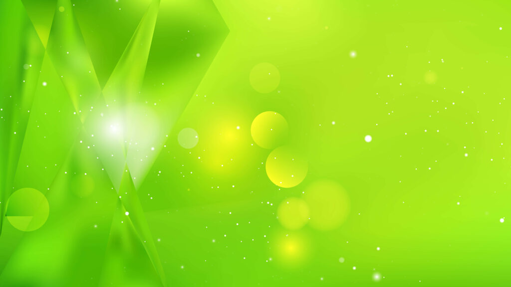 Tranquil Abstract Green Wallpaper with Soft Gradients & Geometric Shapes