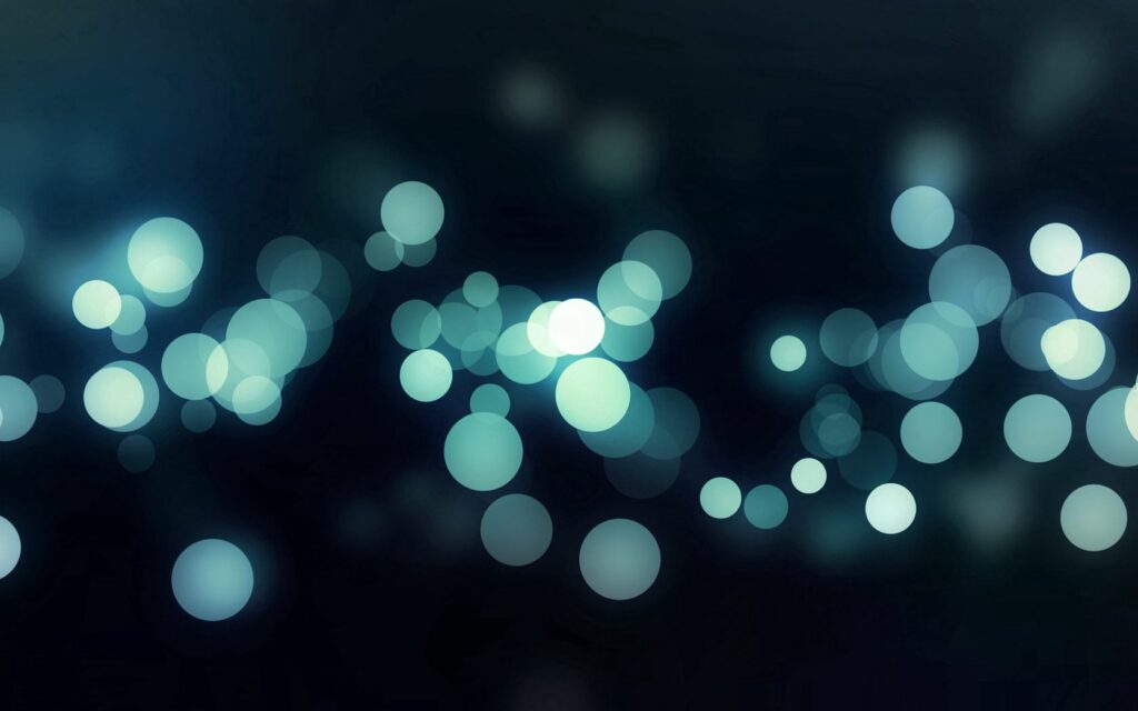 Tranquil Abstract Background: Blue & Green Bokeh Wallpaper 1680x1050