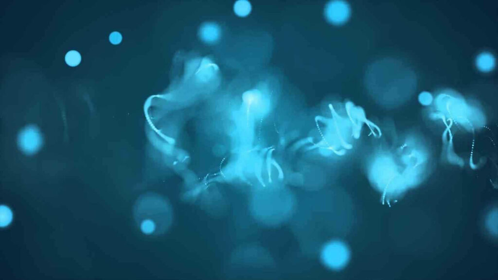 Tranquil Blue Abstract Wallpaper for Serene Backgrounds