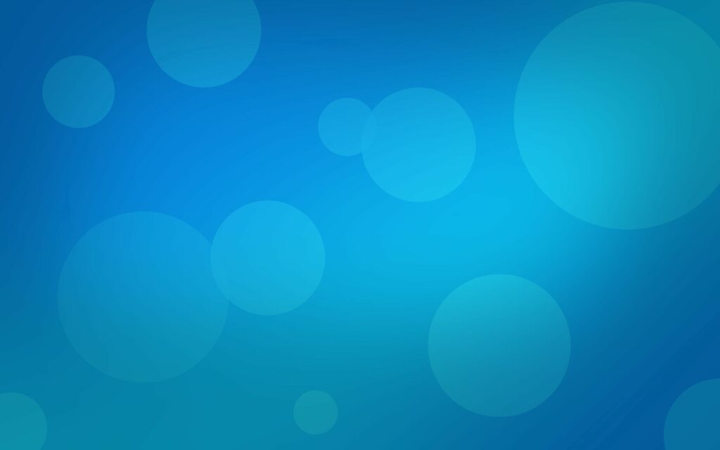Tranquil Blue Gradient Background with Overlapping Circles Design Wallpaper