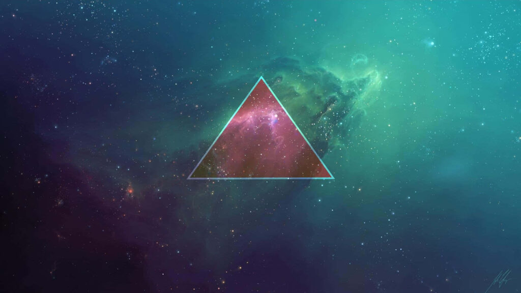 Tranquil Nebula Wallpaper: Minimalist Starry Galaxy Background