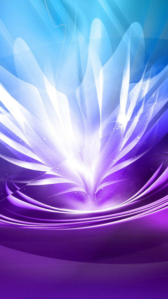 Ethereal Purple & Blue Abstract Wallpaper - Mystical Background Design