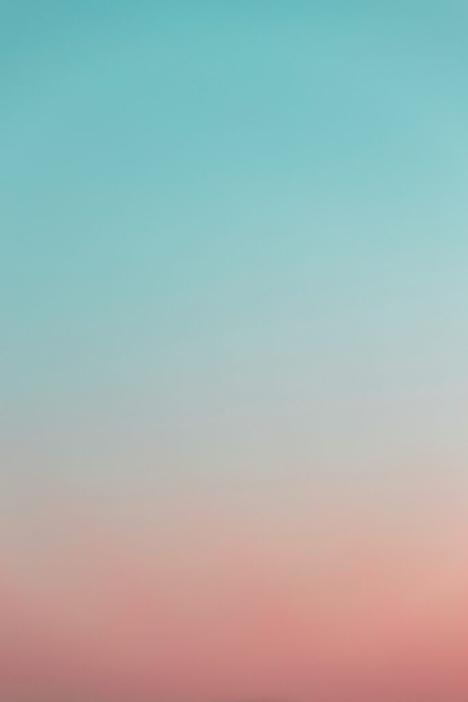 Tranquil Teal to Pink Gradient Wallpaper - Smooth Abstract Background