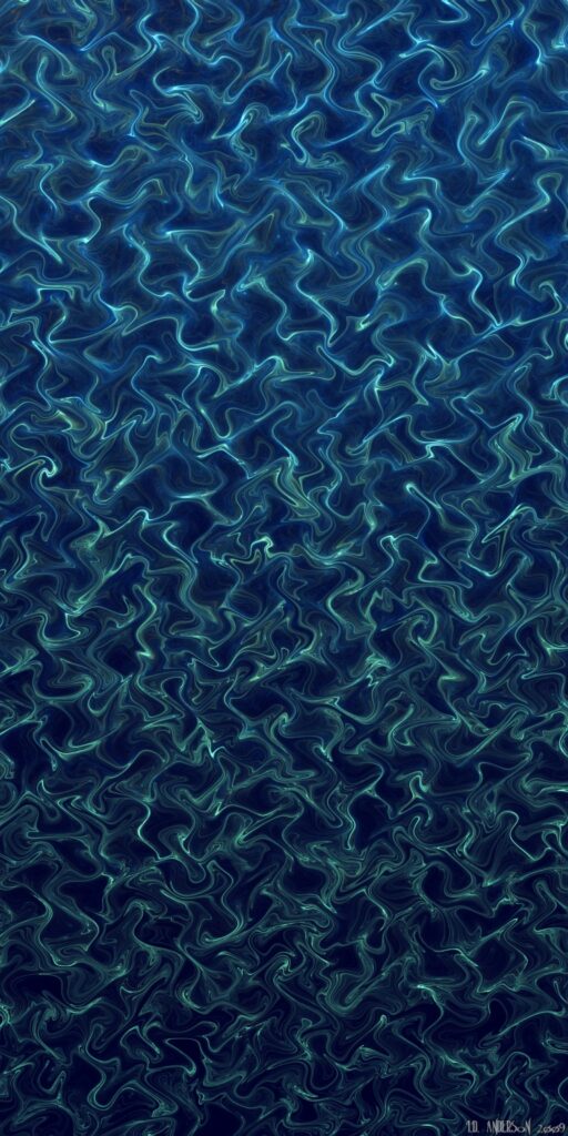 Tranquil Waves Wallpaper: Serene Blue Textures in 1600x3200