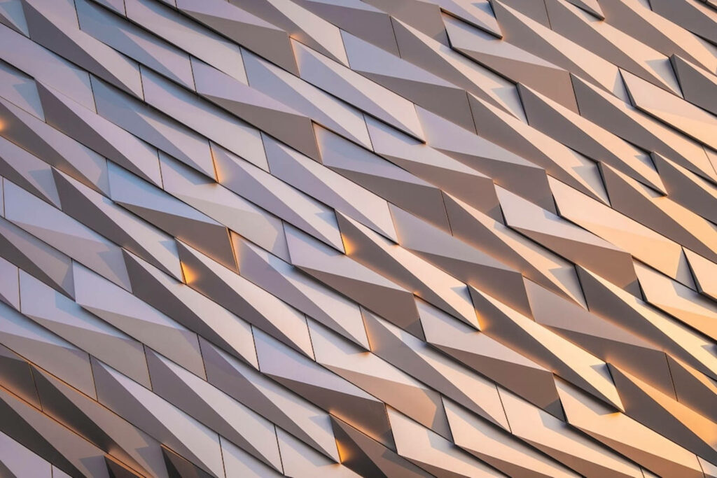 Abstract Metallic Masterpiece: Elevating Home Decor with Contemporary Modern Flair Wallpaper