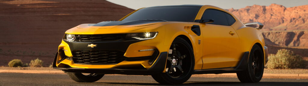 Bumblebee Roars into Action: Epic 4K Wallpaper of the Chevrolet Camaro in Transformers: The Last Knight