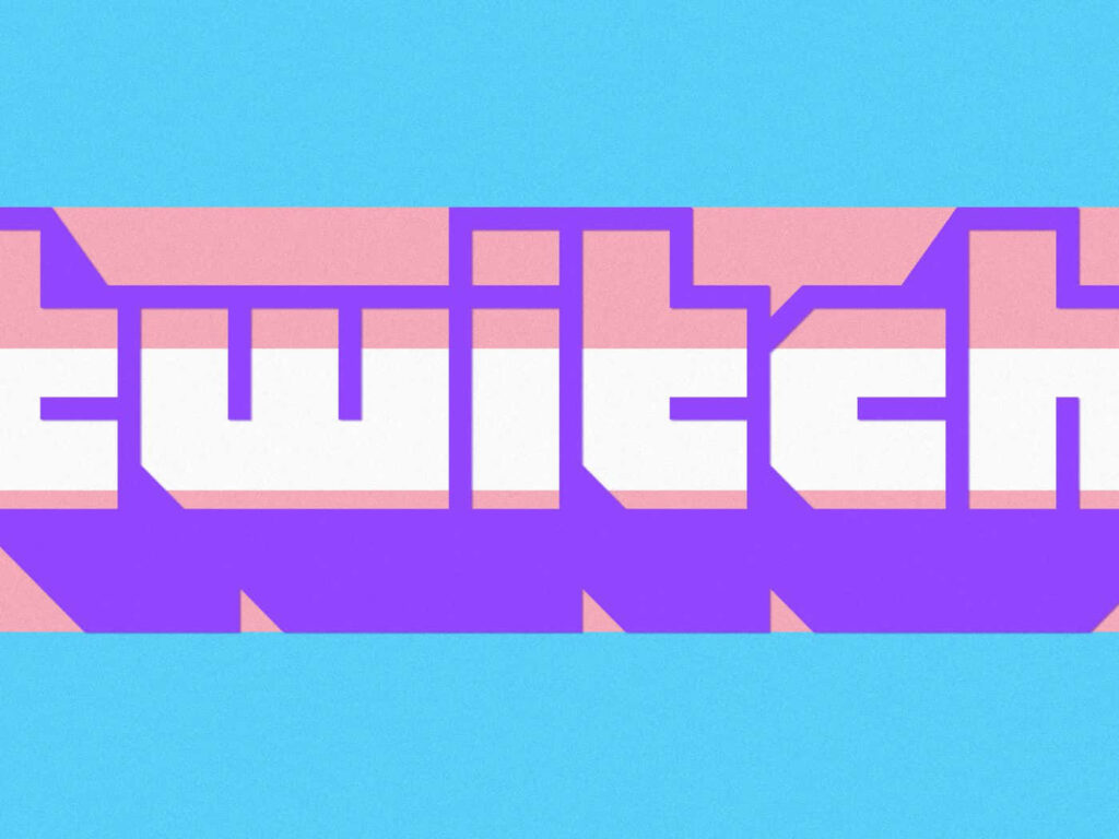 Twitch Logo Embracing Transgender Pride in a Stunning Background Capture Wallpaper