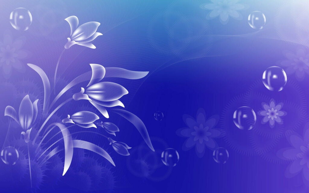 Blue Curves: A Translucent Abstract 1920×1080 HD Wallpaper