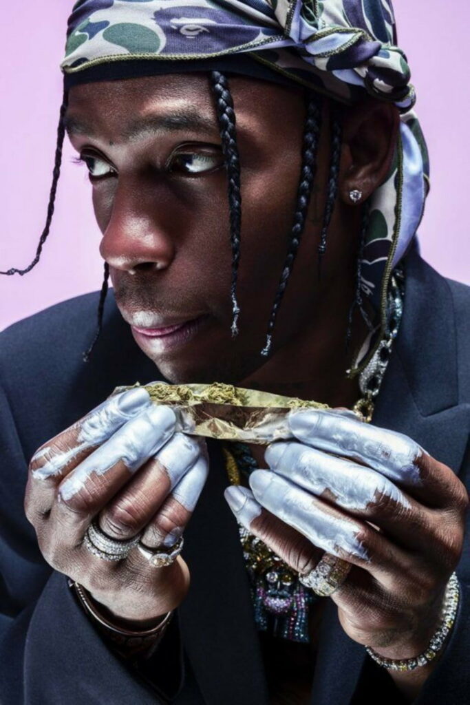 Travis Scott's Astroworld Journey: Captivating HD Phone Wallpaper for Hip Hop Lovers