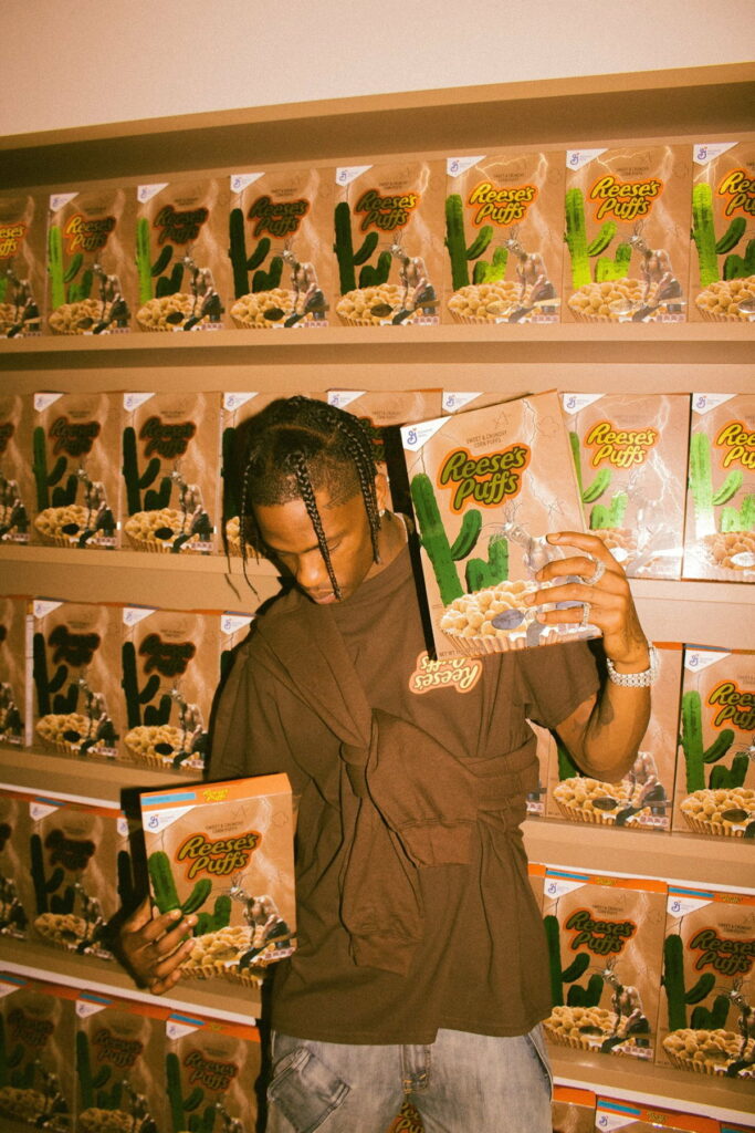 Coffee Vibes with Cactus Jack: Aesthetic HD Phone Wallpaper featuring Travis Scott