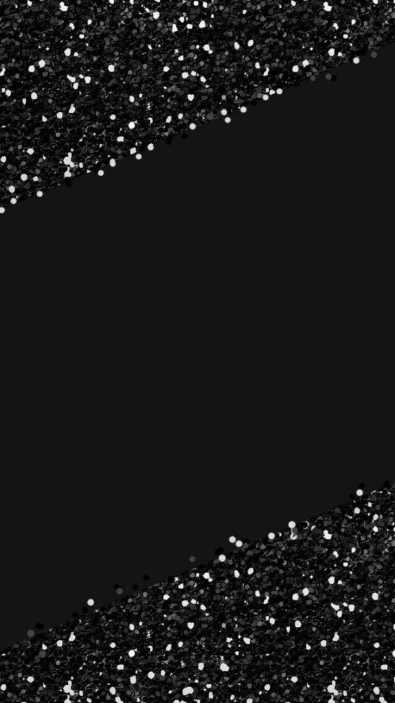 Intricate Monochrome Sparkles Adorning a Dark Canvas: Enchanting Black Glamour Wallpaper