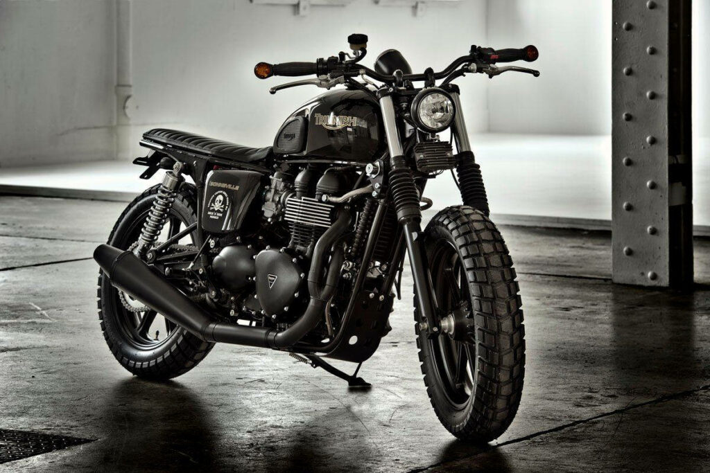 Classic Triumph Bonneville Rocker T120 Wallpaper: Vintage Meets Modern