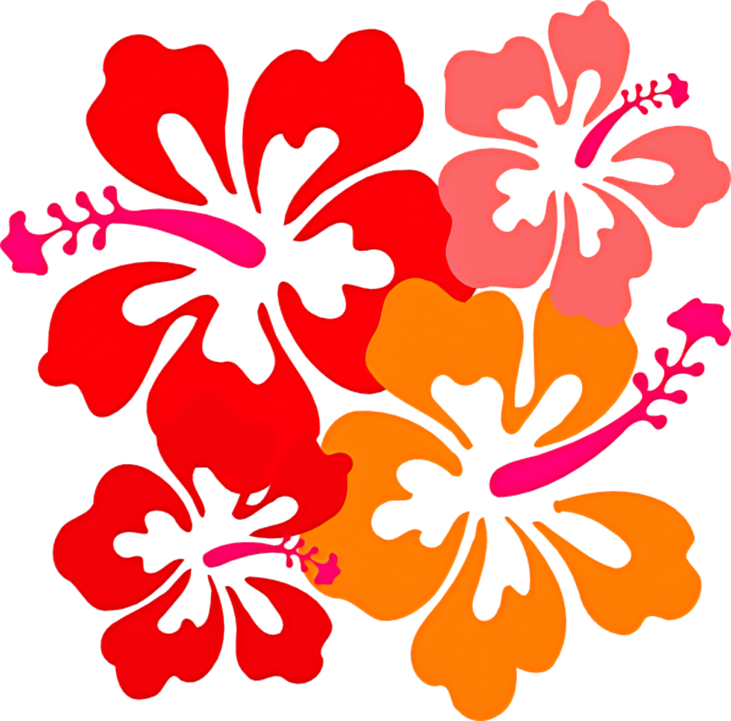 Vibrant Hawaiian Hibiscus Wallpaper - Tropical Floral Background