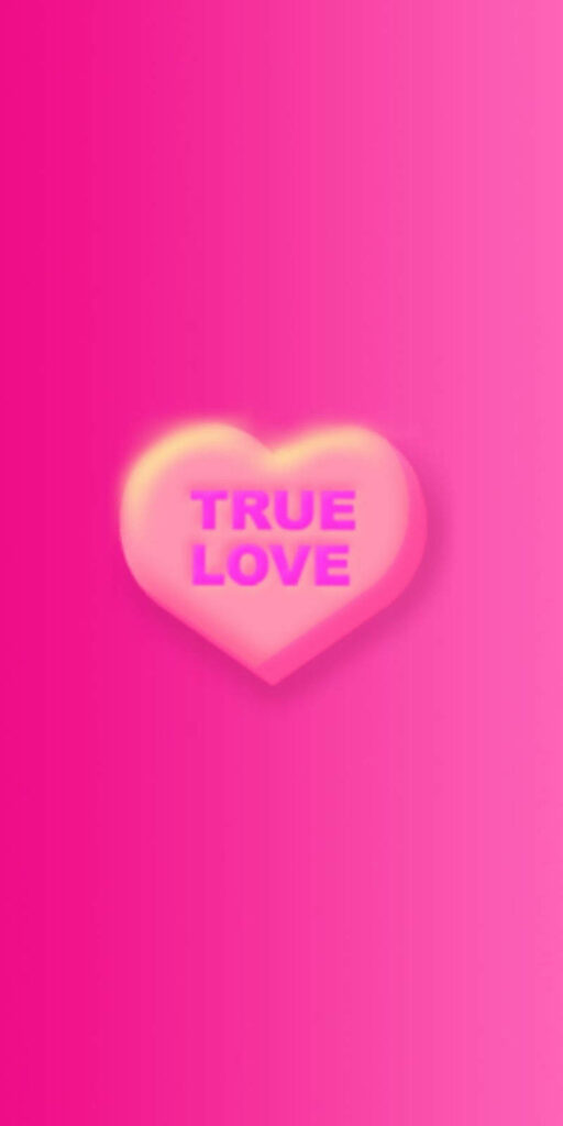 Pink Heart: The Emblem of True Love - Romantic Pink Heart Background Wallpaper