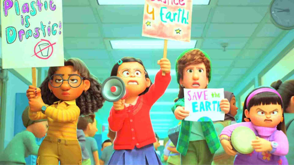 Turning Red: Kids Advocate for the Environment in Colorful Wallpaper