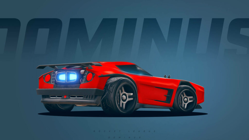 Turquoise Skies: Dominus Dominance in Rocket League's HD Wallpaper