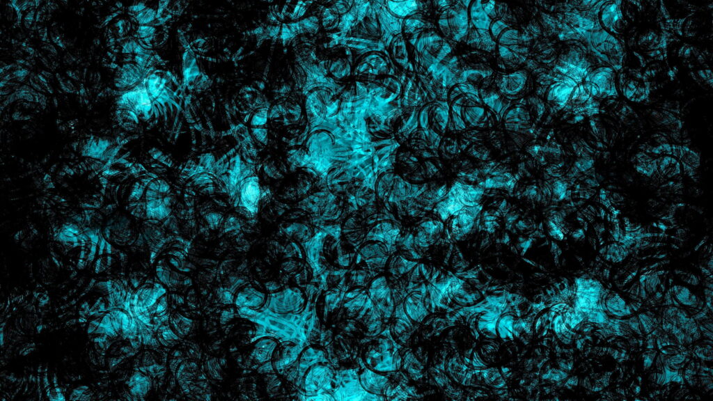 Turquoise and Black Elegance: Captivating 4K Wallpaper Background