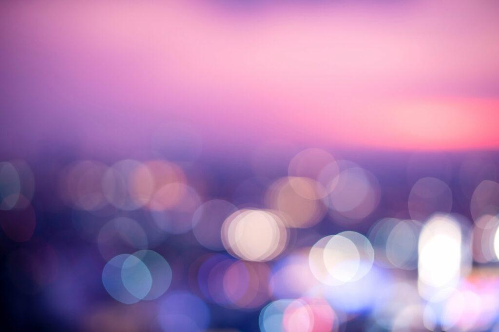Mystical Aura: A Mesmerizing Bokeh-Infused Twilight Abstract Wallpaper