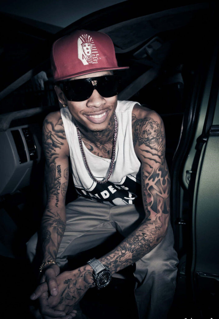 Cool Tyga Wallpaper: Tattoos, Style & Signature Charm Background