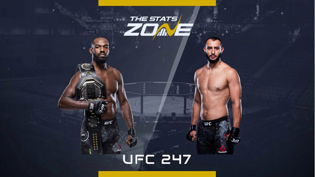 UFC 247 Light Heavyweight Championship Jon Jones vs Dominick Reyes intense arena wallpaper