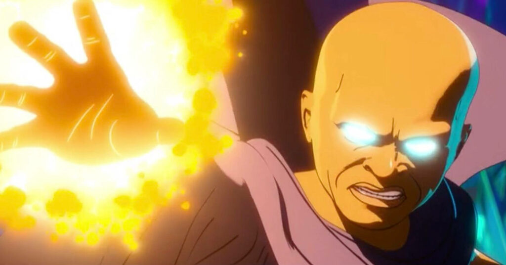 Uatu the Watcher: Dynamic Cosmic Power Wallpaper with Glowing Eyes