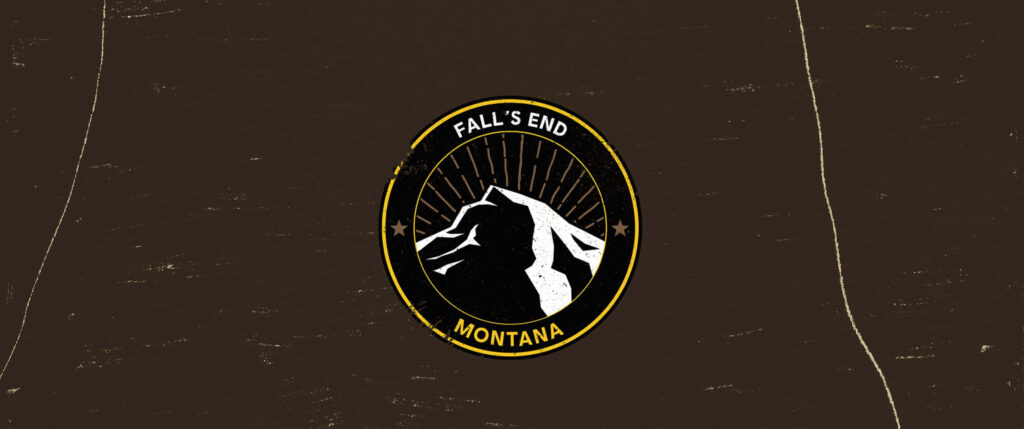 Far Cry 5 Fall's End Emblem Grunge Wallpaper Image