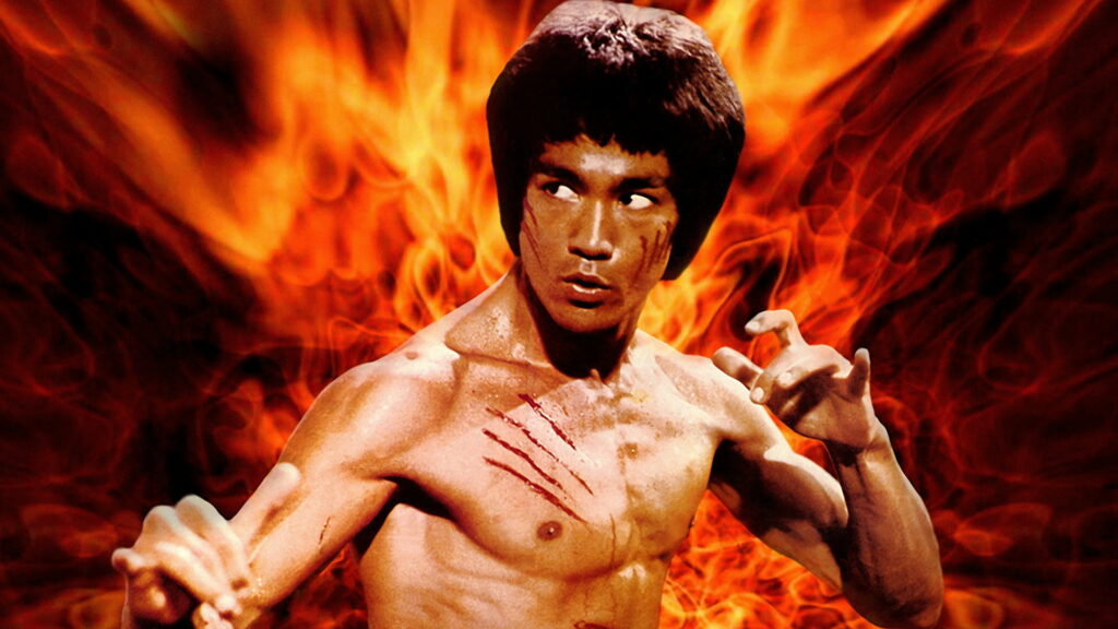 A Majestic Cinematic Tribute: Enter the Dragon Resurrected in Stunning HD Martial Arts Wallpaper