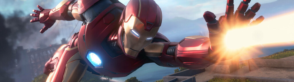 Space-Surging Iron Hero: Ironman Engages in Extraterrestrial Battles Wallpaper