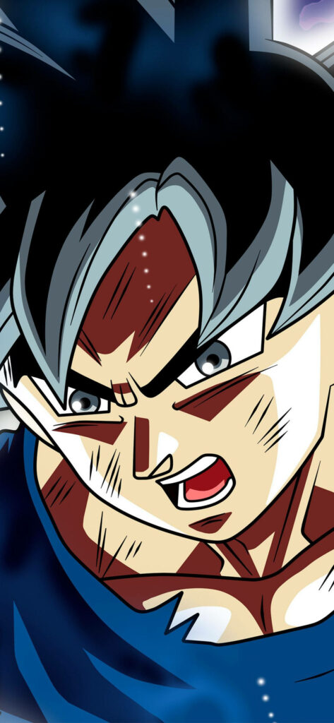 Powerful Goku: A Jaw-Dropping Dragon Ball Z Wallpaper for your Iphone