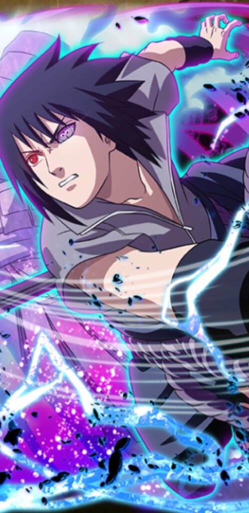 HD Anime Bliss: Sasuke Uchiha Takes Center Stage in Naruto Shippuden Wallpaper