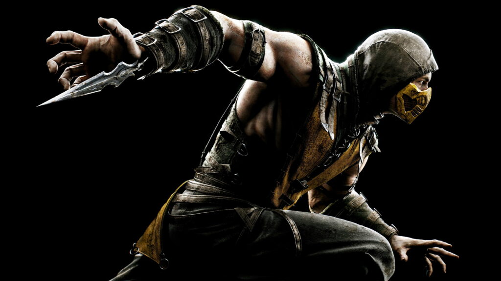 Unleashing the Deadly Fury: Scorpion - Mortal Kombat 11 (4K Wallpaper)