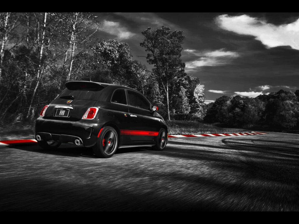 Captivating Snapshot of the Abarth Car Model: Exquisite Design and Thrilling Velocity on Display. A Must-Have Visual Delight for Abarth Enthusiasts, Car Aficionados, and Speed Seekers. Wallpaper