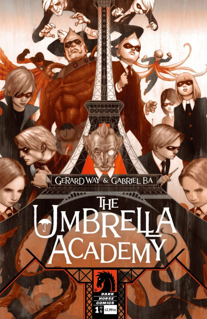 The Umbrella Academy Apocalypse Suite Wallpaper – Iconic Characters Art