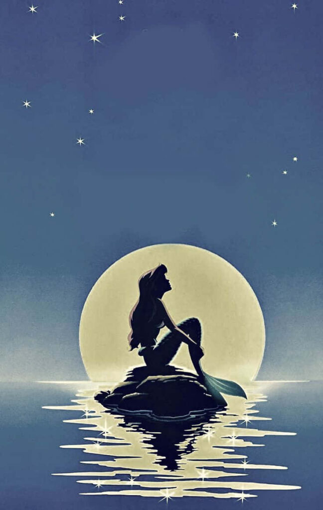 A Daring Dreamer: Ariel, the Adventurous Disney Princess of the Little Mermaid, Defying Convention and Pursuing a Risky Life on Land Wallpaper