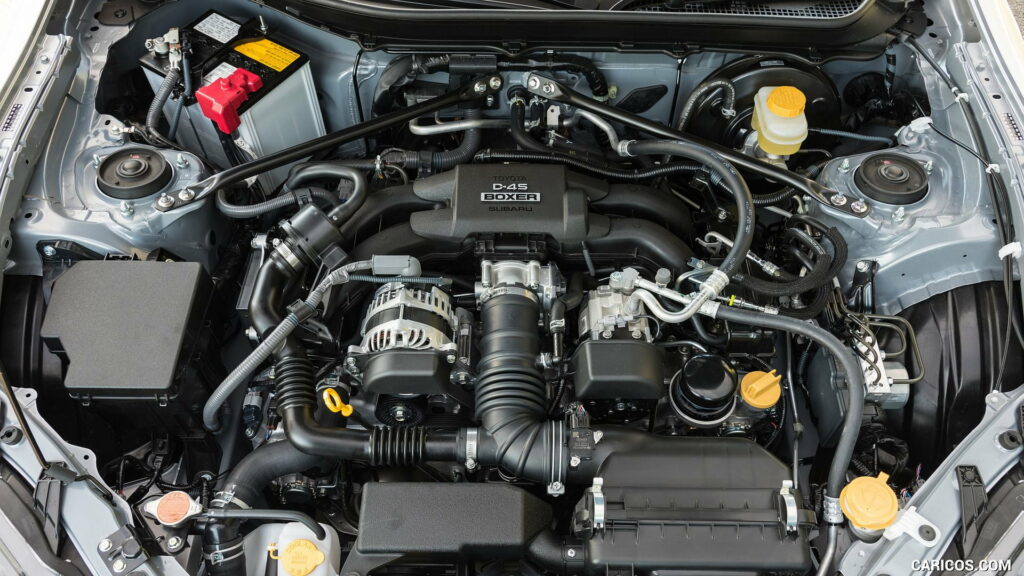 Inner Power Unleashed: Toyota Engine Bay Captured in High Definition Wallpaper