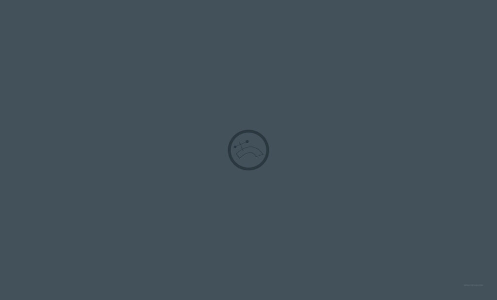 Sleek and Elegant: Minimalist Gray Icon Against Dark Gray Desktop Wallpaper