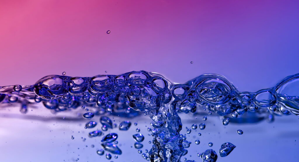 Bubble Bliss: A Transparent Water Wallpaper Background Photo with Airy Liquid and Magical Bubbles