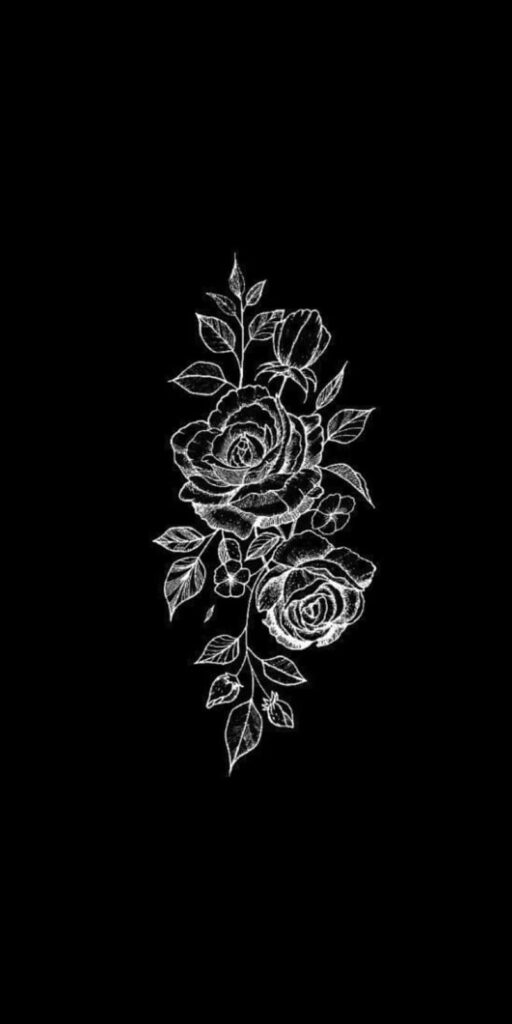 Harmonious Monochrome Design: Stunning Black, Grey, and White Aesthetic Pattern Wallpaper