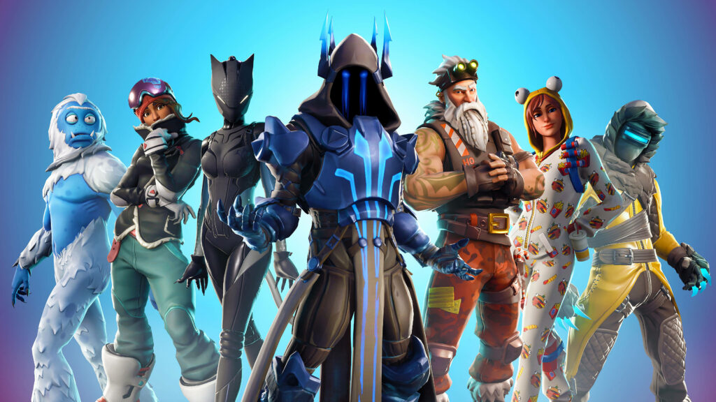 Unleash Fortnite's Ultimate Adversaries: A Stunning Deck of Villains for Supreme Victories Wallpaper