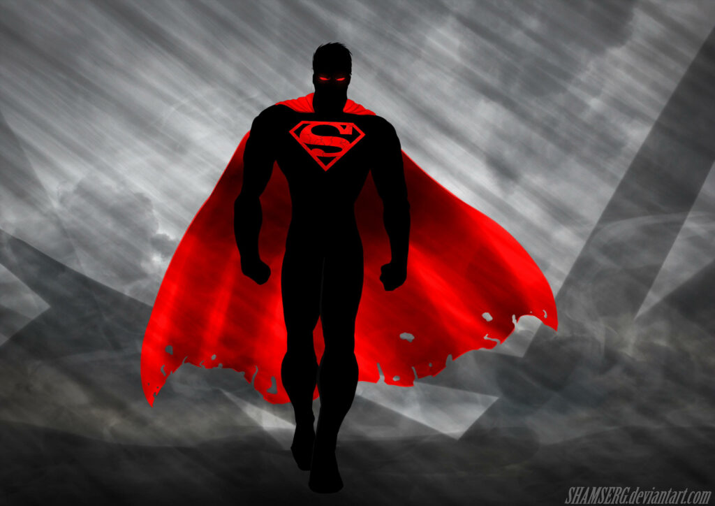 The Man of Steel Takes Flight: A Powerful Superman Wallpaper