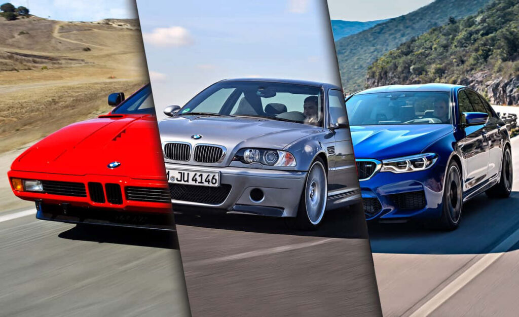 Parallel BMW M Series Car Background Wallpaper