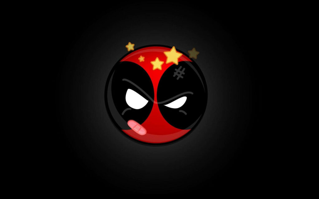 Cool and Collected: The Deadpool Emoji Wallpaper