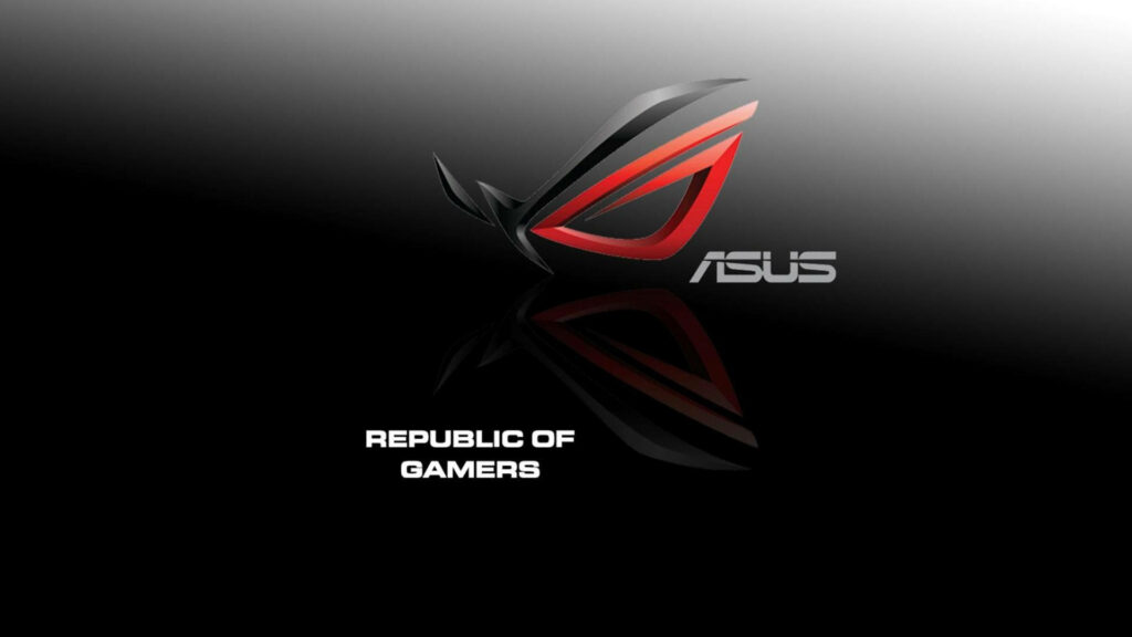 Unleashing the Gaming Power: Explore the Asus ROG Logo with Light Wallpaper