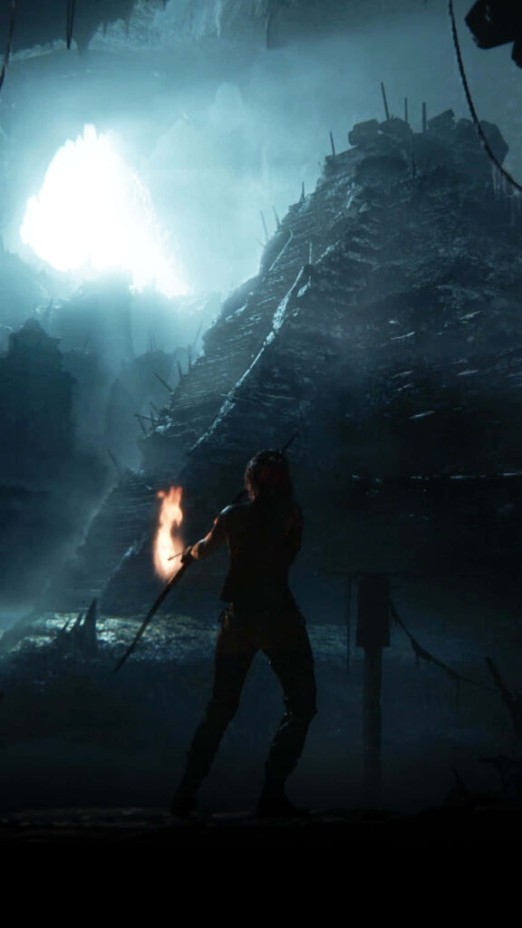 Unveiling the Enigmatic Thrills: Lara Croft's Epic Journey in Shadow of the Tomb Raider Wallpaper